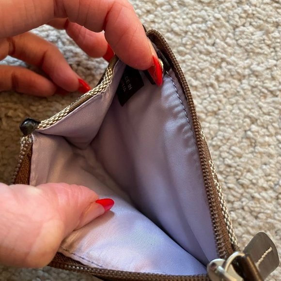 COACH Logo Print Coin Purse - Picture 4 of 6